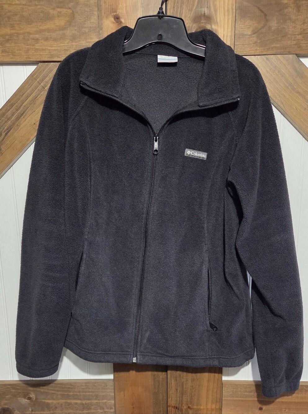 Columbia Women's Black Full-Zip Teddy Fleece Jacket
